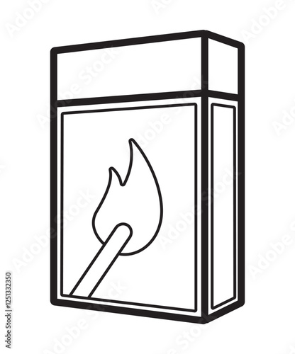 Stylish Matchbox Design for Fire Starting