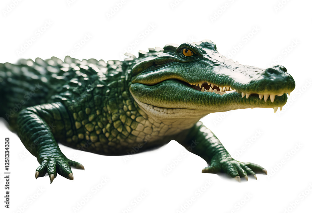 Fototapeta premium crocodile happy ireland pet funny holiday march luck floral cute celebration festivity patrick clover shamrock animal saint green background leprechaun st day festivities s adorable irish festive