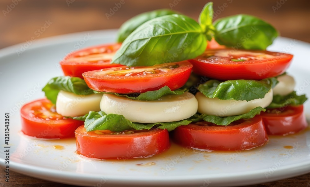 Fresh tomato and mozzarella salad Fresh tomato and mozzarella salad
