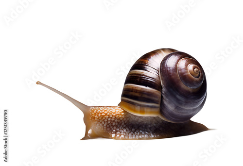 spiral background nature slow grape garden house closeup mollusc wildlife sliding macro slime tentacle white slither snail 1 invertebrate slug gastropod shell isolated helix animal food brown slimy photo