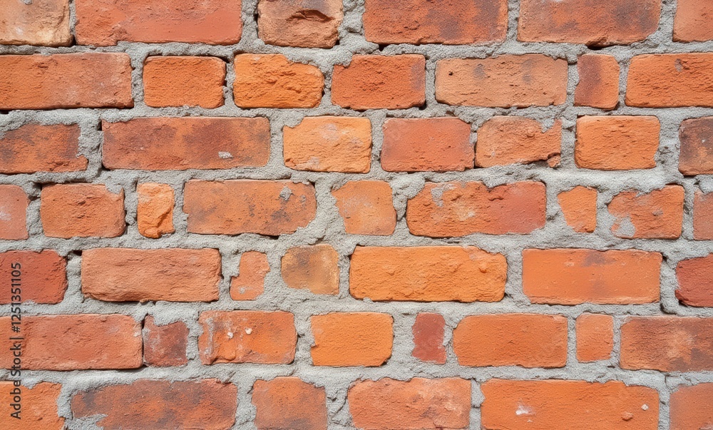 Close-up of a rustic brick wall Close-up of a rustic brick wall