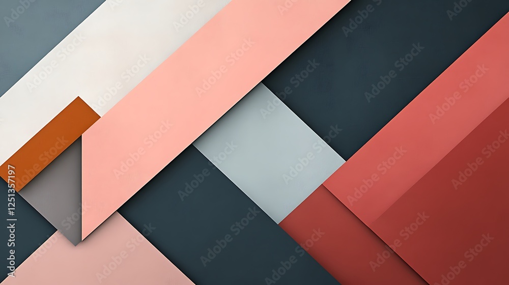 Abstract Geometric Pattern in Earthy Tones Abstract Geometric Pattern in Earthy Tones