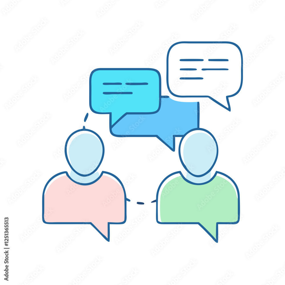 conversation icon, conversation vector illustration-simple illustration of conversation, perfect for conversation logos and icons conversation icon, conversation vector illustration-simple illustration of conversation, perfect for conversation logos and icons