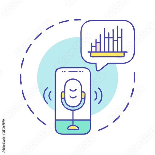 voice recognition icon, voice recognition vector illustration-simple illustration of voice recognition, perfect for voice recognition logos and icons