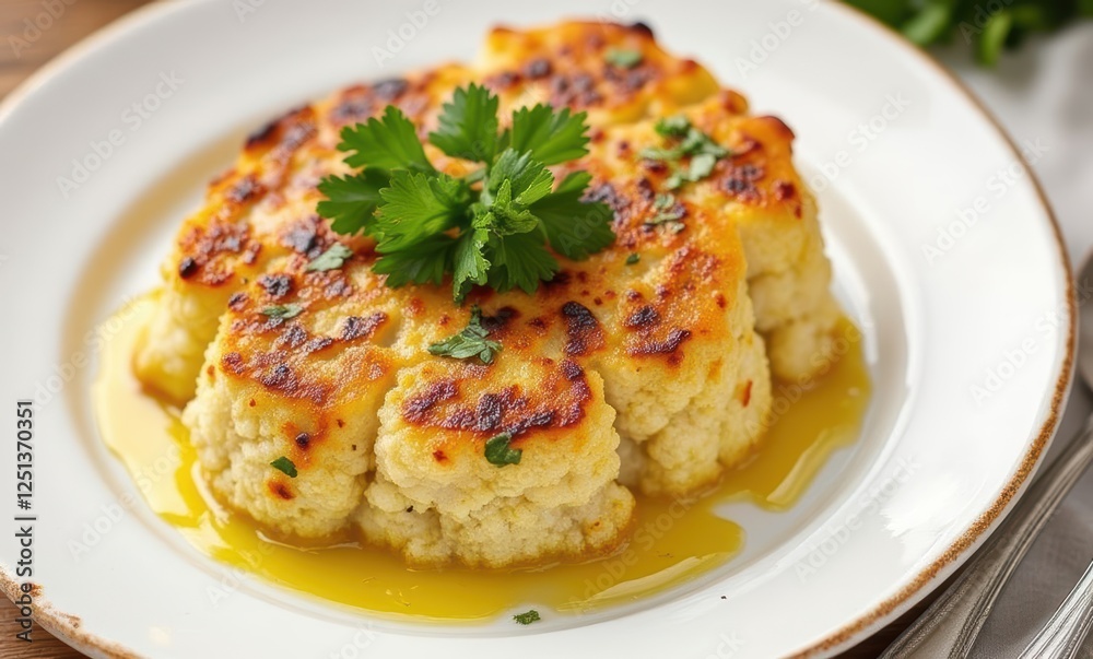 Delicious roasted cauliflower dish Delicious roasted cauliflower dish