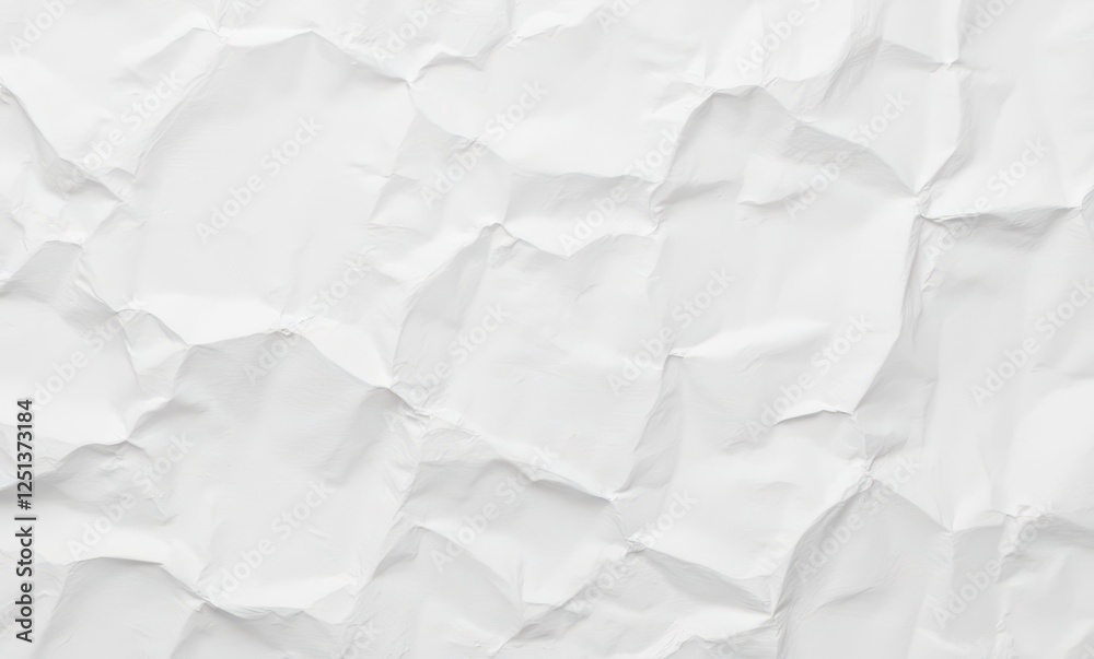 Crumpled white paper texture background Crumpled white paper texture background