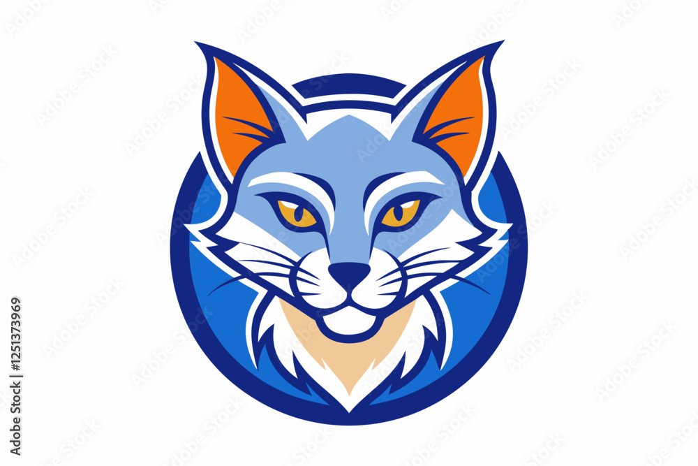 Fototapeta premium vector illustration of a cat