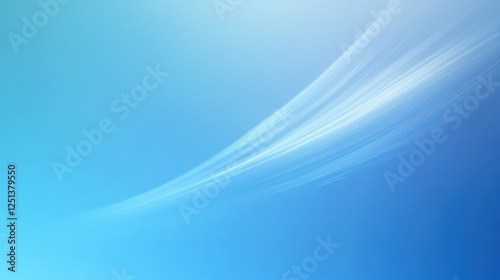 Soft Blue Abstract Background with Light Brush Strokes and Gradients