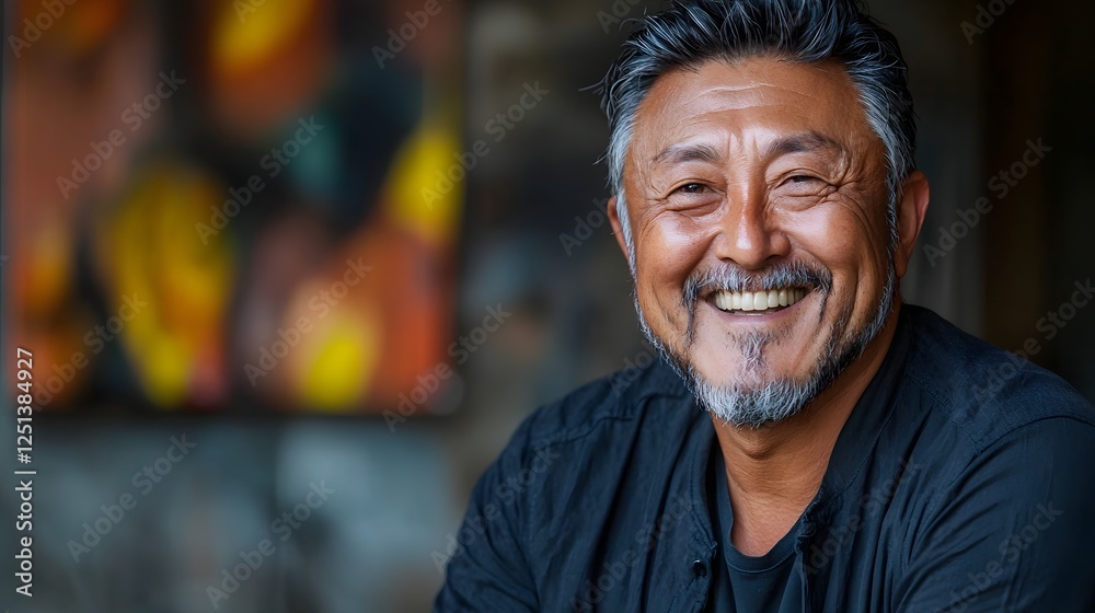 Warm and Friendly Close up Portrait of a Joyful Positive and Radiant Asian Elderly Man with Thoughtful and Engaging Facial Expression Warm and Friendly Close up Portrait of a Joyful Positive and Radiant Asian Elderly Man with Thoughtful and Engaging Facial Expression