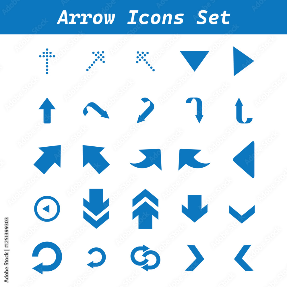 Arrow Icons Set vector illustration design Arrow Icons Set vector illustration design