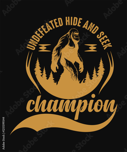 undefeated hide and seek champion graphic design