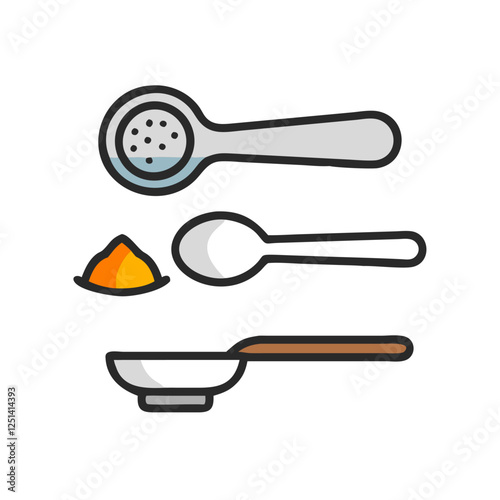 Tablespoon, Spoon, Cuisine Icon 