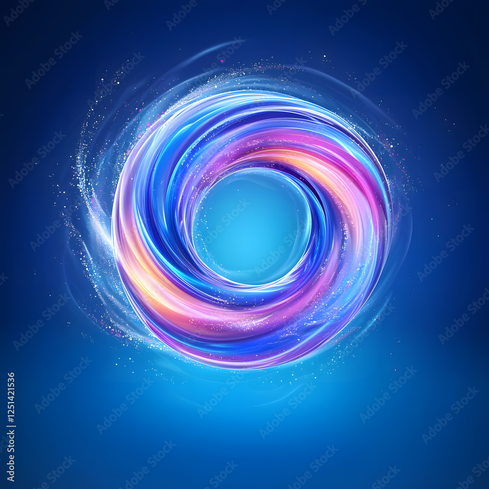 3d illustration of neon color foam bubbles swirling in water on dark background. Spin whirlwind with shampoo blobs. Laundry 3d illustration of neon color foam bubbles swirling in water on dark background. Spin whirlwind with shampoo blobs. Laundry
