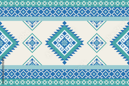 Ethnic geometric patterns according to the style of the individual