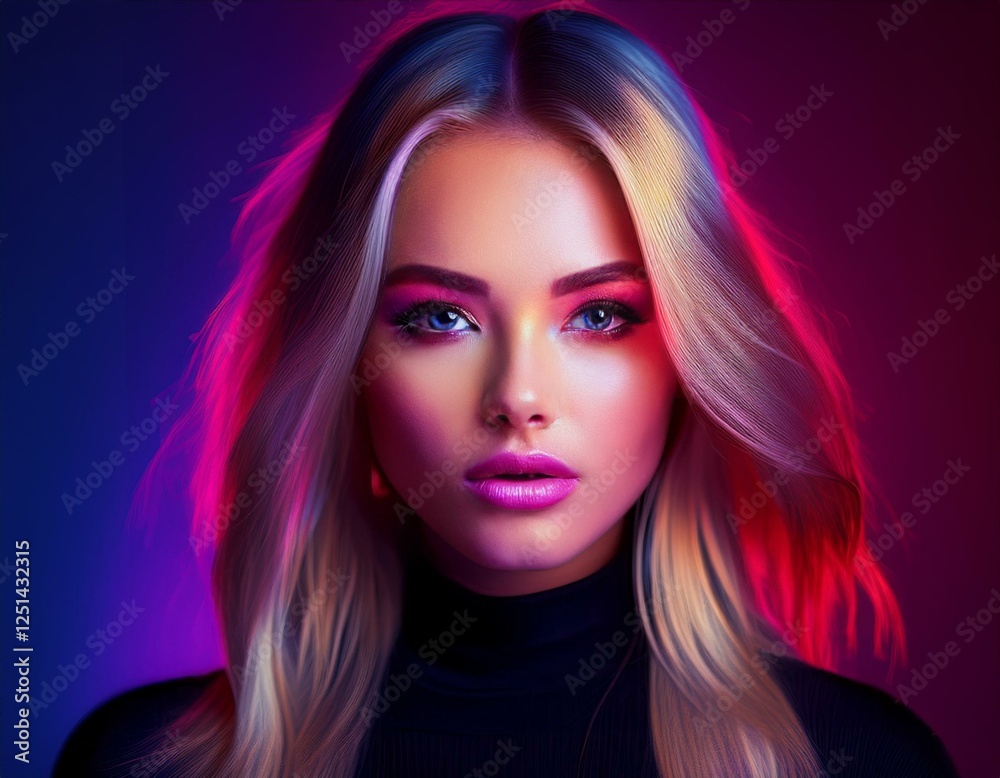 Fototapeta premium Hübsche junge Frau