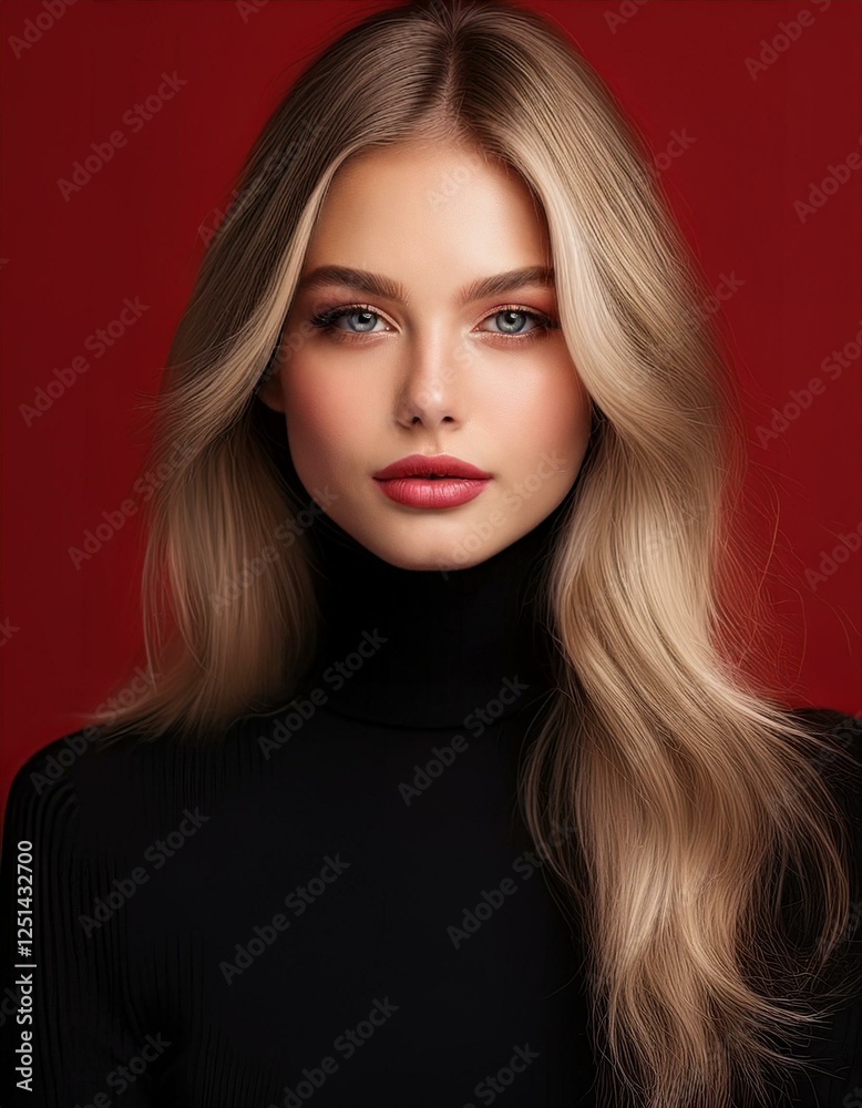 Fototapeta premium Hübsche junge Frau