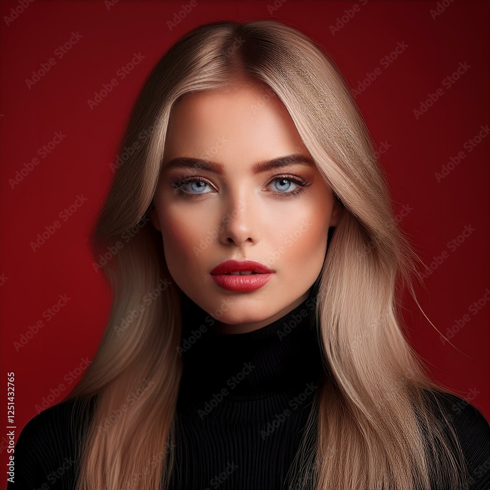 Fototapeta premium Hübsche junge Frau