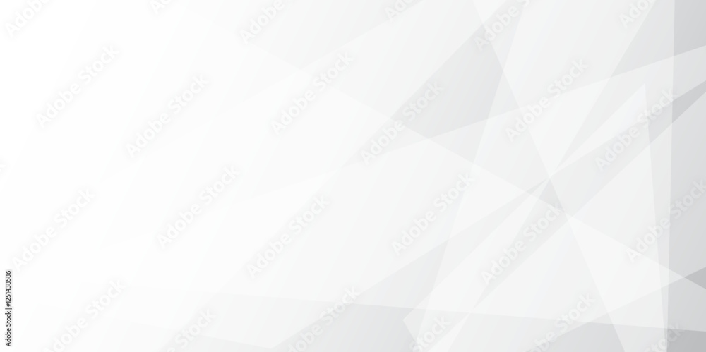 Obraz premium Abstract white and grey background .Minimal geometric triangle background. Abstract white and grey on light silver background modern design used about technology or product presentation backdrop. 