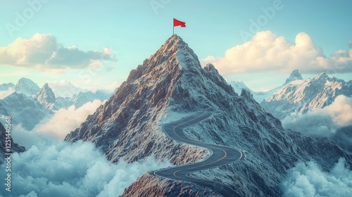 Reaching the Summit: A Winding Road to Success