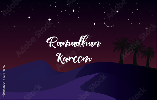 Ramadan kareem banner, poster vector illustration for banner, poster and other islamic festival. 