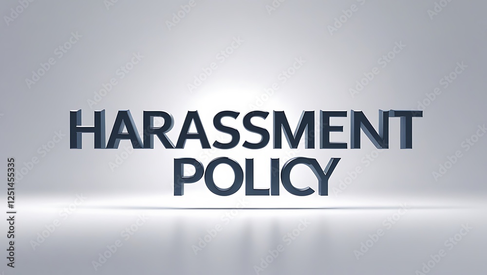 phrase Harassment Policy prominently displayed - for workplaces and organizations phrase Harassment Policy prominently displayed - for workplaces and organizations