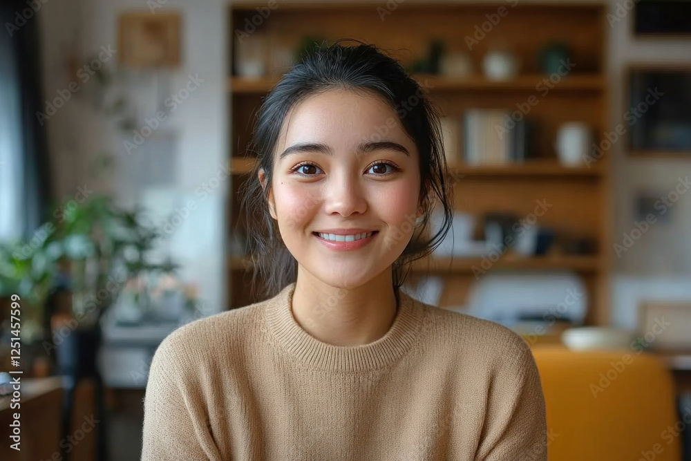 Woman sitting at table with laptop, hands typing swiftly. Coffee mug and notepad beside her. Brightly lit room, plants in background. Woman sitting at table with laptop, hands typing swiftly. Coffee mug and notepad beside her. Brightly lit room, plants in background.