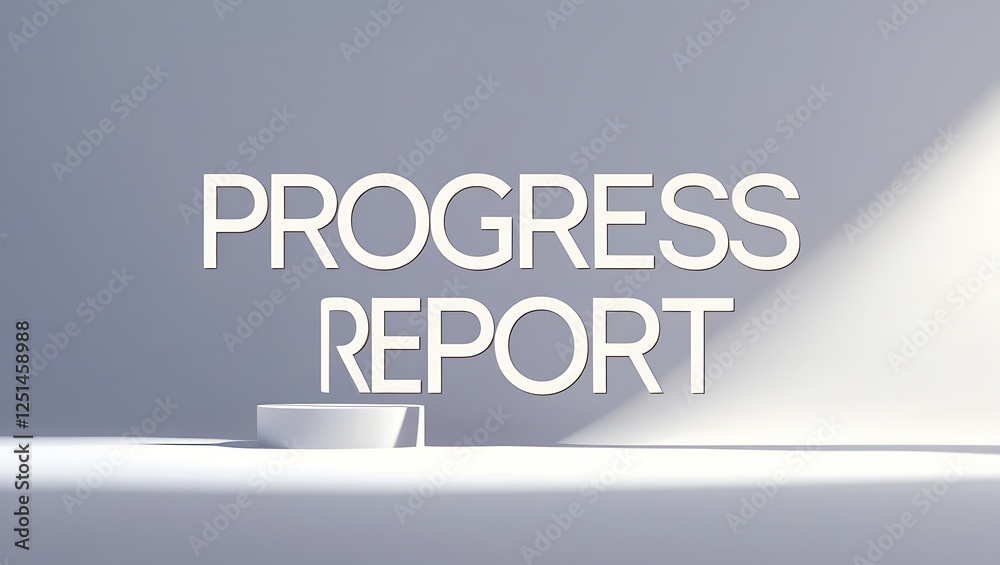 Progress report on tasks and achievements in a modern workspace Progress report on tasks and achievements in a modern workspace