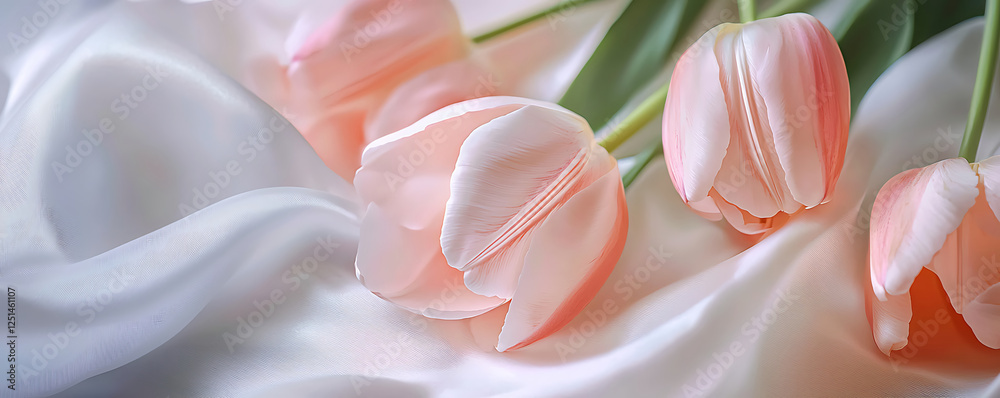 Soft pink and white tulip arrangement Soft pink and white tulip arrangement