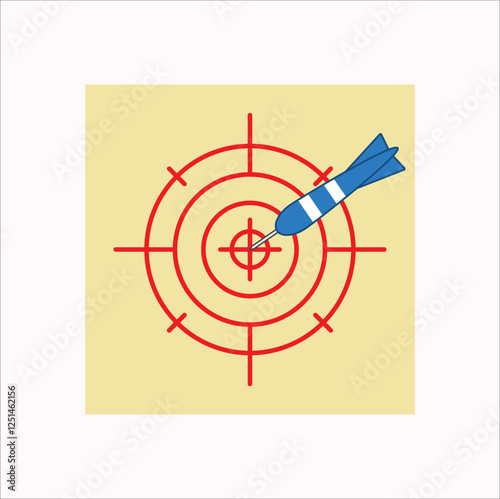 Target vector illustration design. Eps 10.