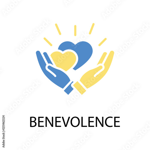 benevolence icon. vector.Editable stroke.linear style sign for use web design,logo.Symbol illustration.