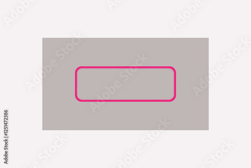 minus sign field outline icon. Element of 2 color simple icon. Thin line icon for website design and development, app development. Premium icon on light background
