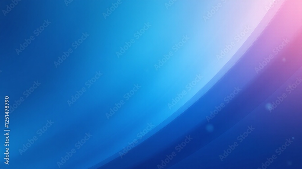 Obraz premium The image features a gradient of cool blues and purples, creating a serene and calming effect.