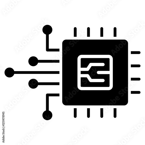 Chip Glyph Icon