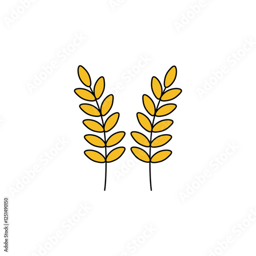 oat vector type icon
