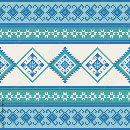 Ethnic geometric patterns according to the style of the individual