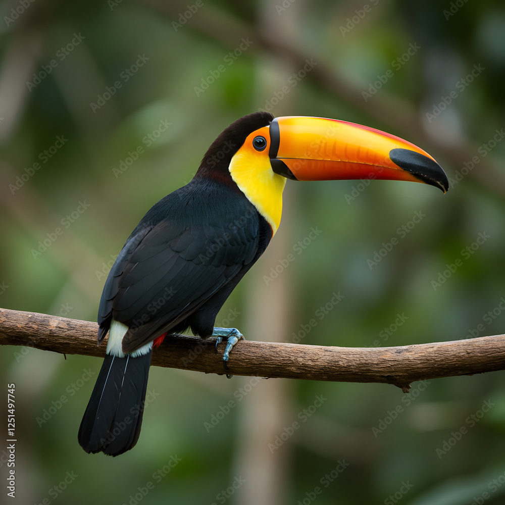 Naklejka premium Toucan