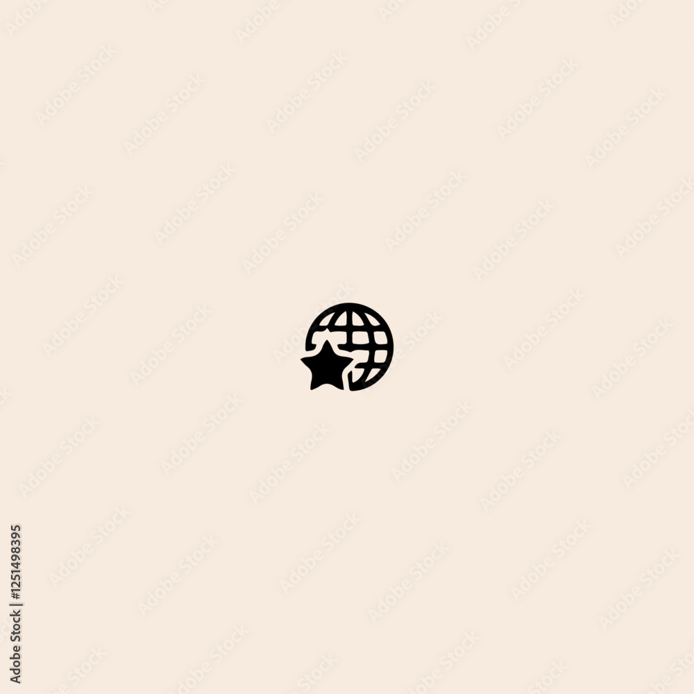 Fototapeta premium Globe-Earth icon flat vector design.