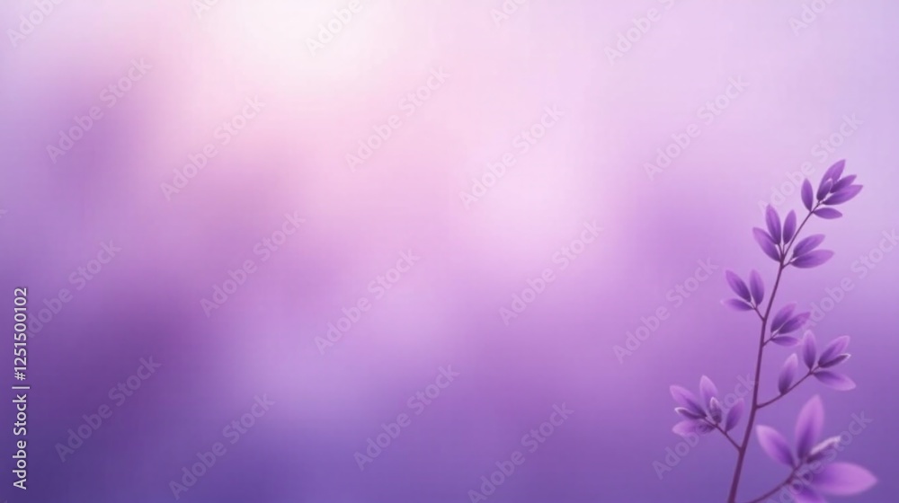 Obraz premium An elegant display of purple flowers against a soft, blurred background.