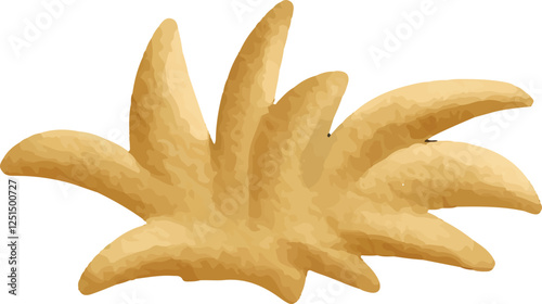 clip art cute watercolor illustration of colorful green bush and grass for child daycare and nursery wallpaper