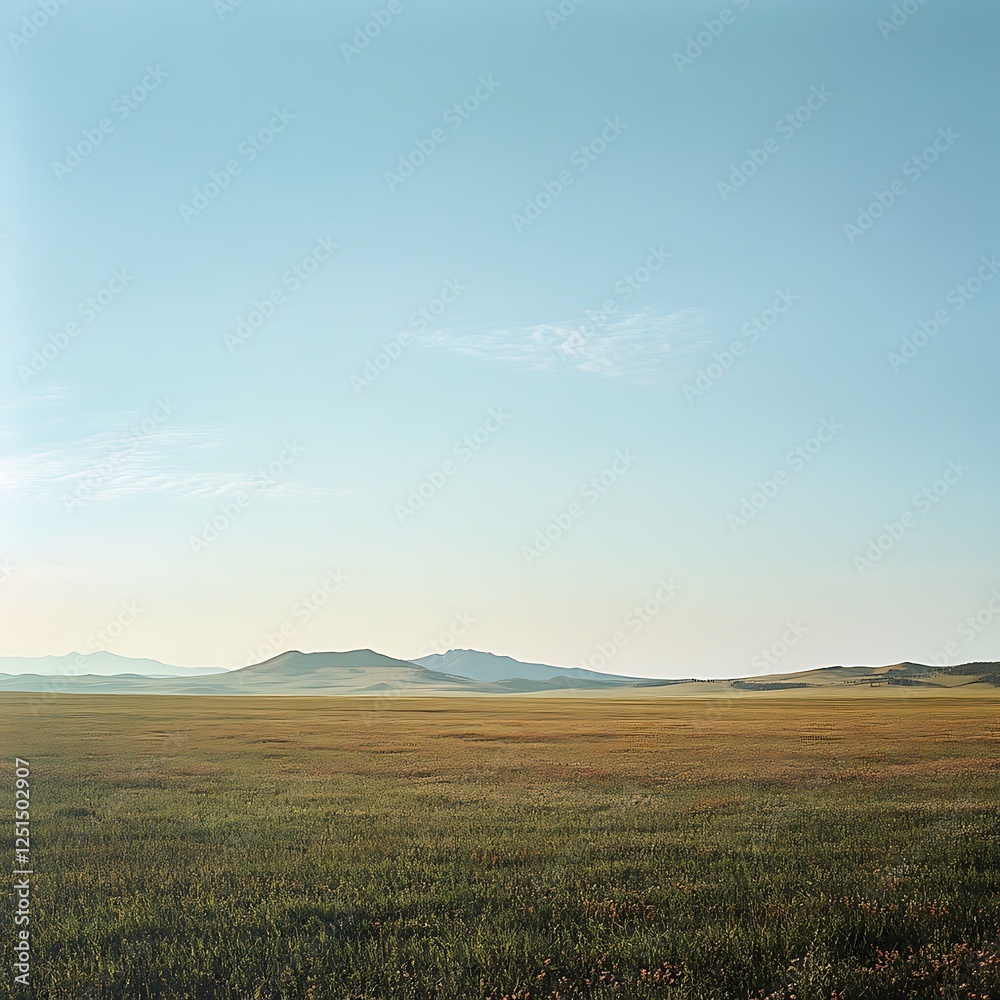 Obraz premium the sunset paints wheat fields beneath a cloudy sky image