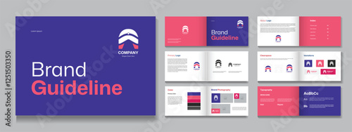 Brand Guidelines design Landscape , Brand Guideline overview
