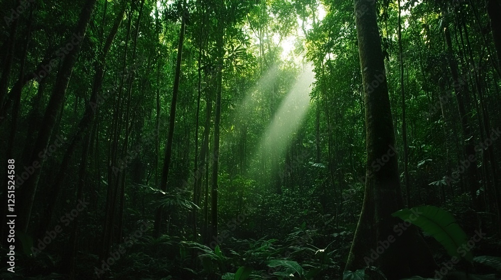 Obraz premium Lush Forest Transformation 