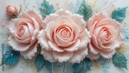 bouquet of pink roses