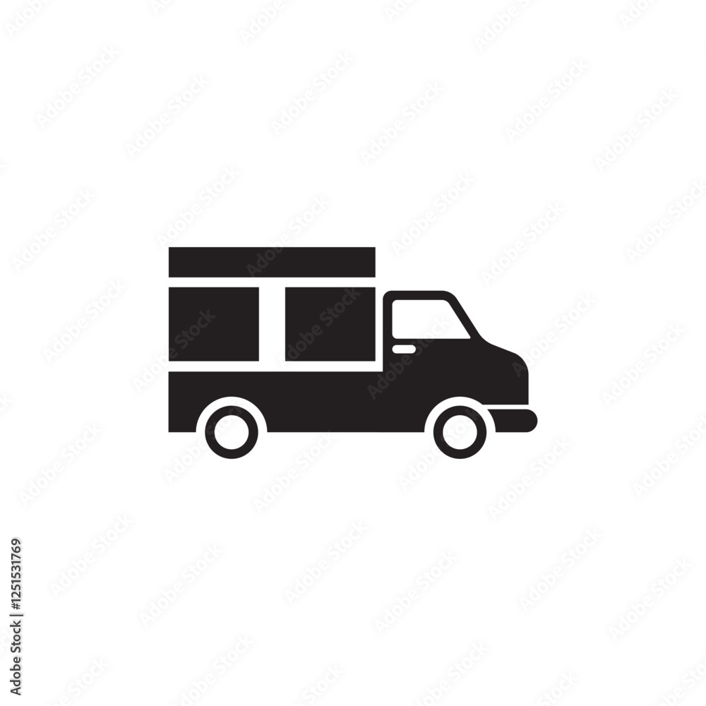 Delivery icon, Delivery van icon, Vector Delivery icon, Delivery van icon, Vector