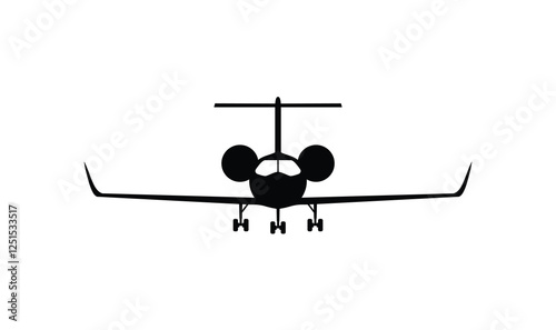 Aeroplane, Airplane, plane logo, icon, Background vector.