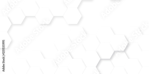 Background with hexagons. Abstract background with lines. white texture background. hexagon abstract background. Surface polygon pattern with glowing hexagon paper texture and futuristic business.	