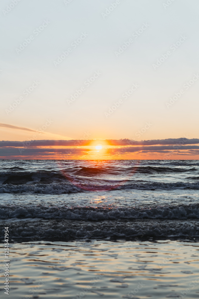 Obraz premium Sunset on beach