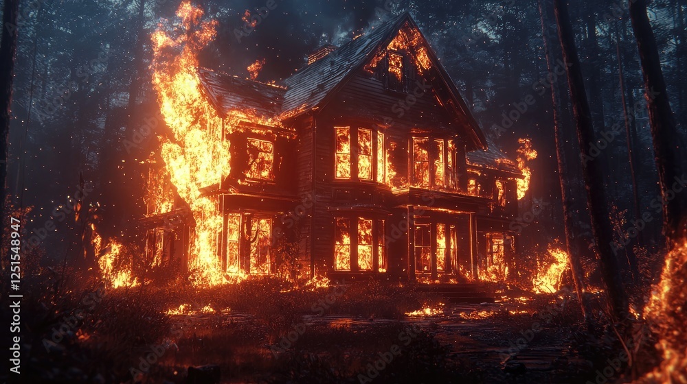 Burning House in the Dark Forest: A Night of Inferno Burning House in the Dark Forest: A Night of Inferno