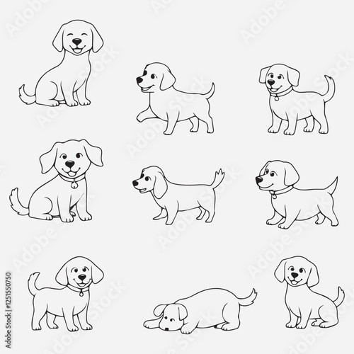  A Dog Collection Playful Puppy Parade