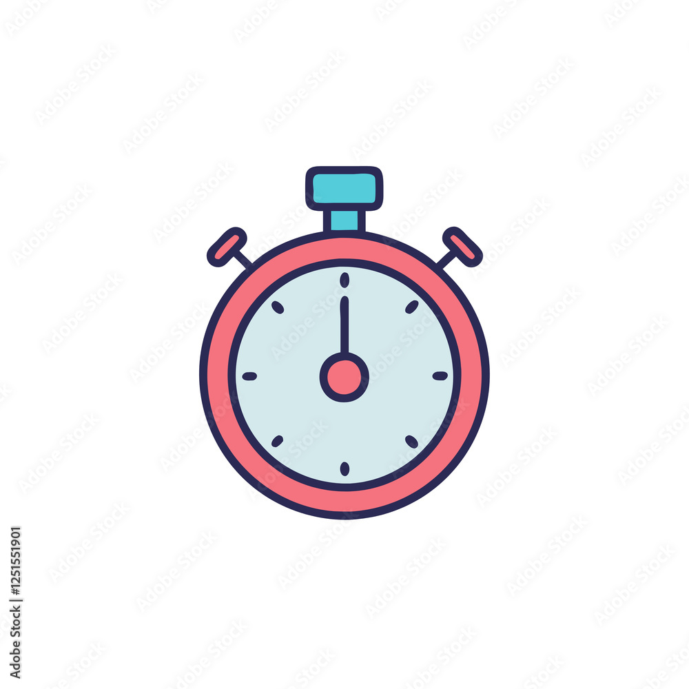 clock timer colored icon isolated on transparent background
clock timer colored icon isolated on transparent background